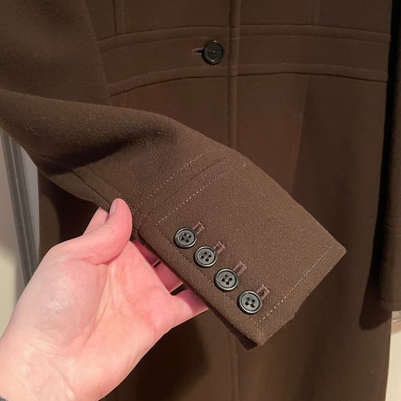 J.Crew Peacoat in Chocolate Brown with Thinsulate - Picture 3 of 11